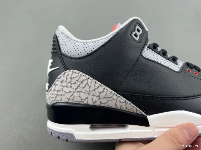 One Kick Cement Black 3 Jordan DN3707-010 Air 0802